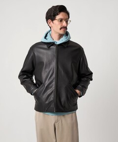 PASTING LIKE SYNTHETIC LEATHER JACKET（その他アウター）｜Ameri