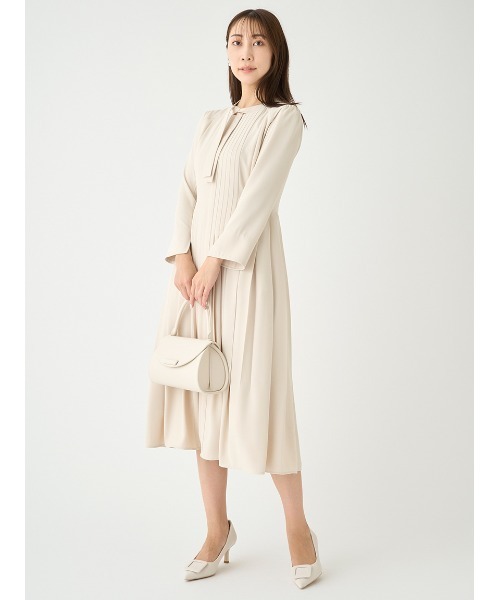CELFORD（セルフォード）の「ボウタイプリーツワンピース（ワンピース