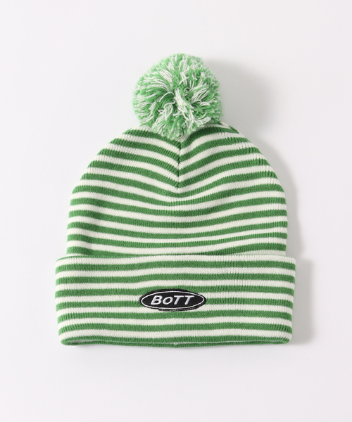 BOTT（ボット）の「【BoTT / ボット】Light Logo Stripe Beanie