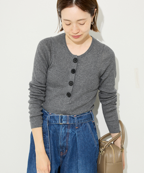 セール】スイビリブヘンリープルオーバー（ニット/セーター）｜SLOBE