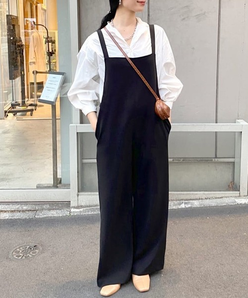 カットジョーゼットキャミサロペット（サロペット/オーバーオール