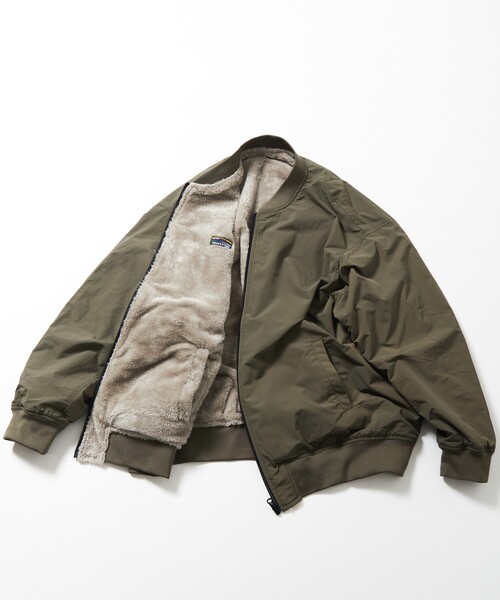セール】限定展開 リラックスフィット ナイロン フリース リバーシブル