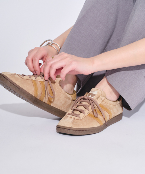 最終値下げ価格 adidas Tobacco スニーカー ベージュ23.5cm ADIDAS