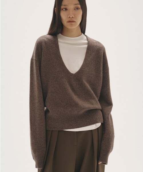 Uneck Cashmere Knit（ニット/セーター）｜TODAYFUL（トゥデイフル）の