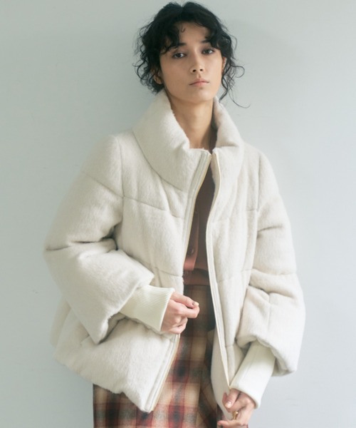 ANAYI（アナイ）の「アルパカシャギーダウンコート（その他アウター