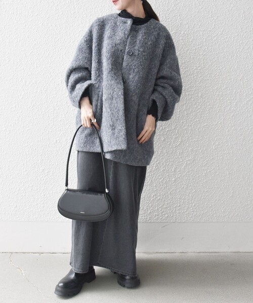 SHIPS any（シップス エニィ）の「SHIPS any: シャギー ノーカラー