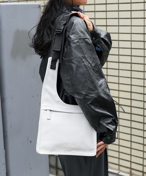 セール】UMBRO × FREAK'S STORE/アンブロ 別注 型押しショルダーバッグ