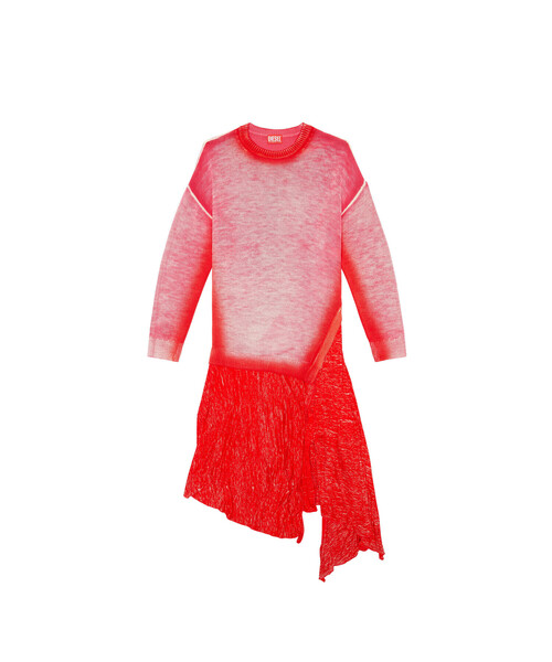 DIESEL（ディーゼル）の「レディース ニットワンピース ミディドレス