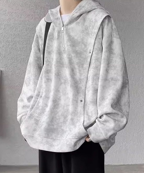 Tie Dye Half Zip Hoodie タイダイ ハーフジップパーカー（パーカー