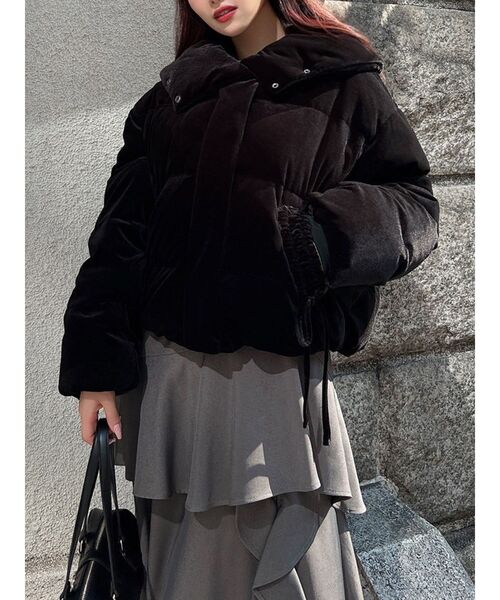 リボンデザインダウンジャケット（ダウンジャケット/コート）｜RESEXXY