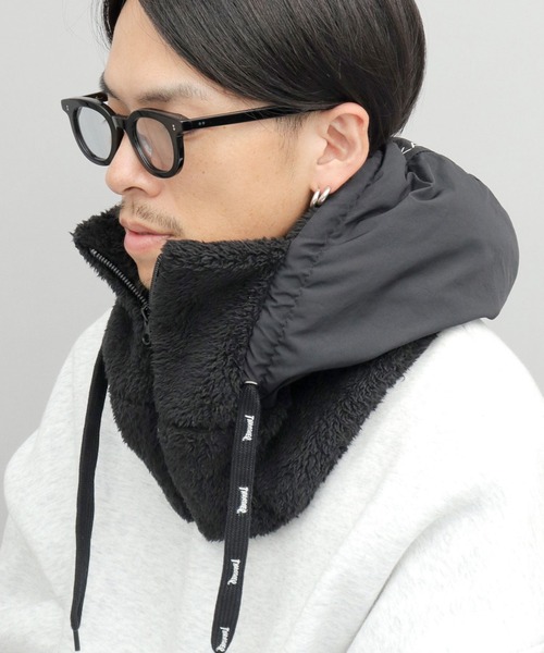 THRASHER（スラッシャー）の「タフタ 裏ボア ビッグ フード ネック