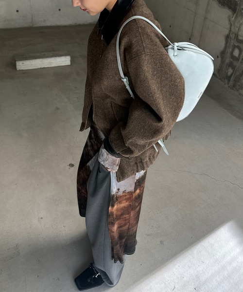 UND LANDSCAPE PRINT LONG TOP（Tシャツ/カットソー）｜Ameri（アメリ