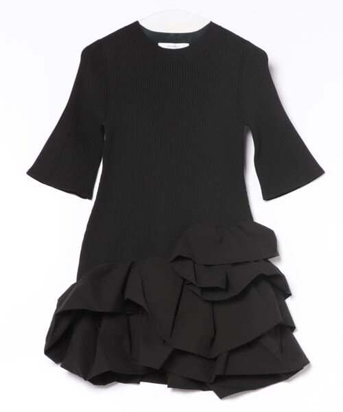 Rirandture（リランドチュール）の「ラッフルヘムミニニットワンピース