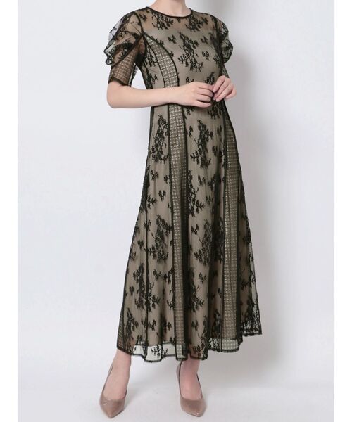 LAGUNAMOON（ラグナムーン）の「LADYパネルレースワンピース（ドレス