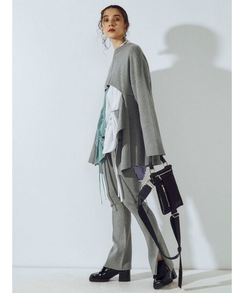 UN3D.（アンスリード）の「ヘムギャザーシャツ（シャツ/ブラウス