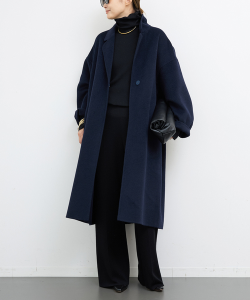 ウールアンゴラリバーコート（チェスターコート）｜Deuxieme Classe
