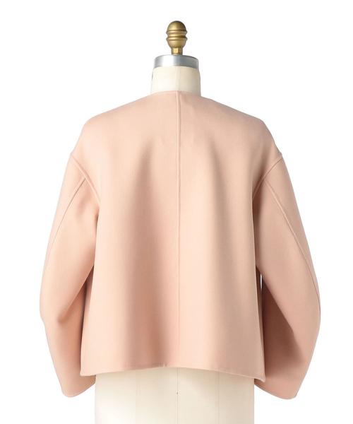 Drawer（ドゥロワー）の「Drawer ケヌキノーカラーフリルジャケット