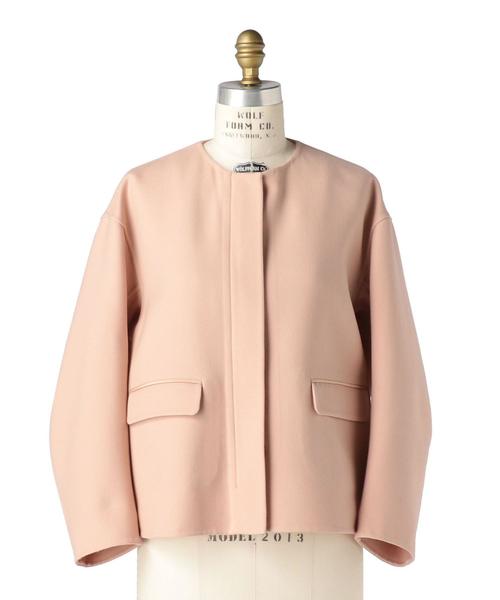 Drawer（ドゥロワー）の「Drawer ケヌキノーカラーフリルジャケット