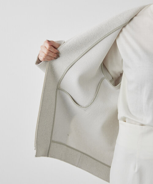 GALLARDAGALANTE（ガリャルダガランテ）の「ノーカラーミドルコート