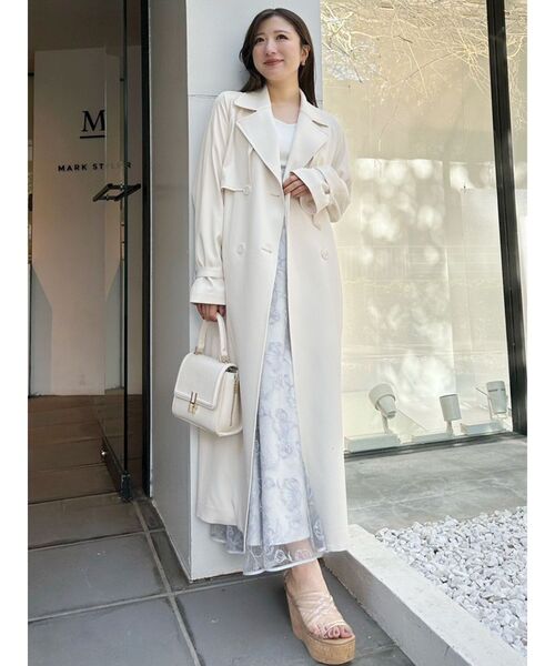 セール】バックチュールトレンチ（トレンチコート）｜MERCURYDUO