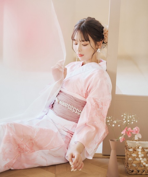 浴衣3点セット（浴衣・帯・下駄）（浴衣）｜sugar nine（シュガー