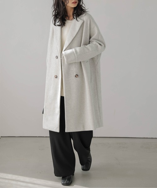 Lajour（ラジュール）の「【日本製】ウールMIXチェスターコート