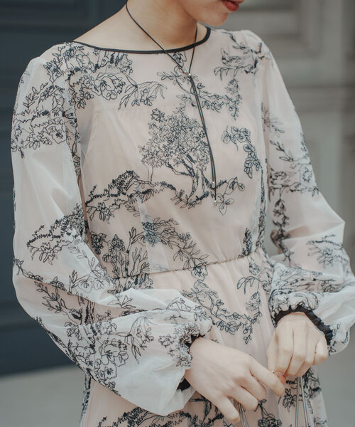 Kastane（カスタネ）の「【オケージョンドレス/結婚式】embroidery