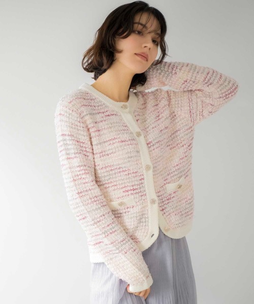 ツイードニットカーディガン（カーディガン/ボレロ）｜NOELA（ノエラ