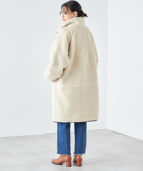 SHIPS（シップス）の「* 〈手洗い可能〉パイピング ドルマン ボア