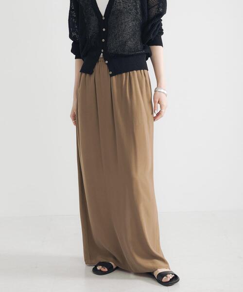 セール】キュプラレーヨンギャザーIラインスカート（スカート）｜URBAN