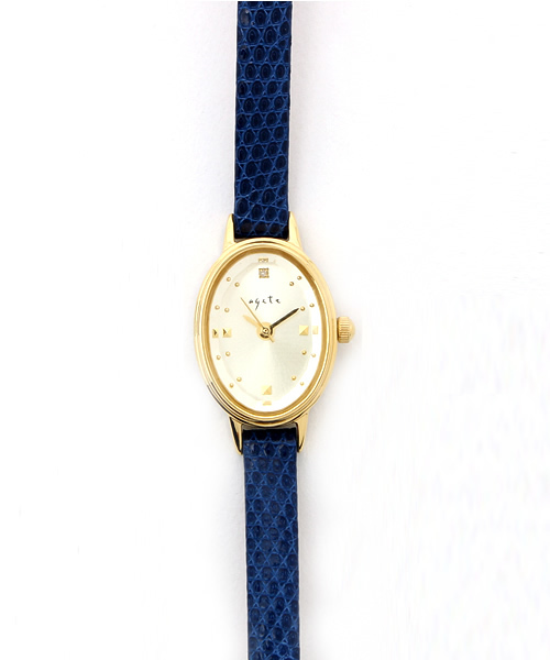 agete FIRST（アガットファースト）の「オーバルフェイス革ベルト