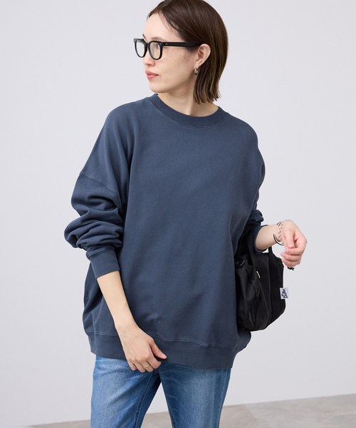 WEB限定/追加》ビックシルエットピグメント裏毛プルオーバー