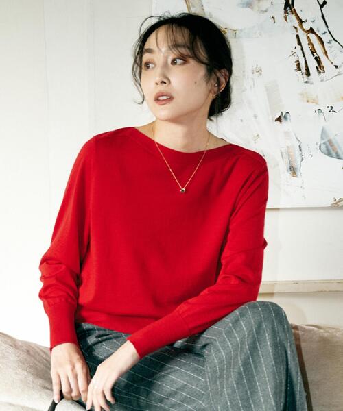 セール】【アンサンブル可/洗える】シルクウールカシミヤ ドルマン