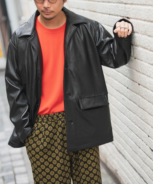 schott（ショット）の「【Schott / ショット】LOOSE FIT LEATHER JKT