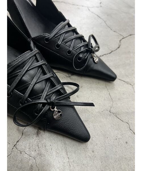 セール】レースアップリボンパンプス（パンプス）｜EMODA（エモダ）の