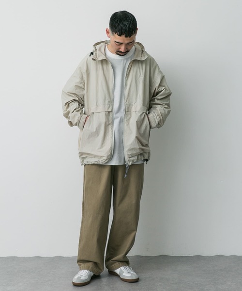 ヨセウエ】Doors別注 peak グレー ナイロンジャケット 発売開始】Snow