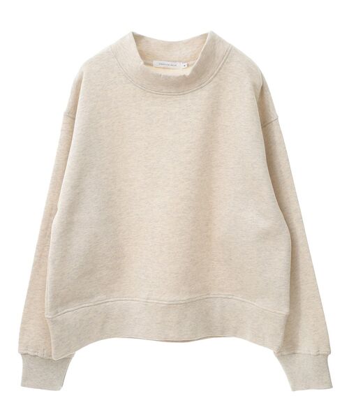 セール】モックネック裏起毛プルオーバー（スウェット）｜AMERICAN