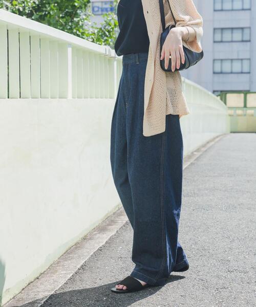 セール】ウエストタックデニムパンツ（デニムパンツ）｜ITEMS