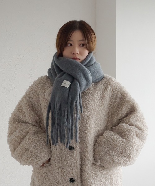 セール】ネームタグ付きマフラー（ストール/ショール）｜raffime