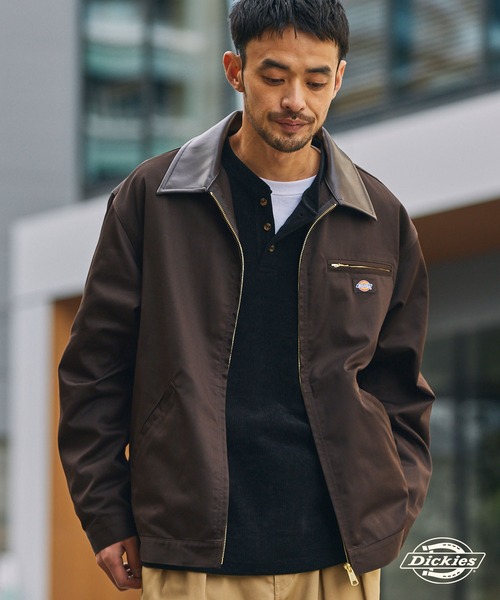 Dickies ブラウンコットンジャケット ディッキーズ Dickies Dickies DUCK PAINTER'S JACKET （ブラウン