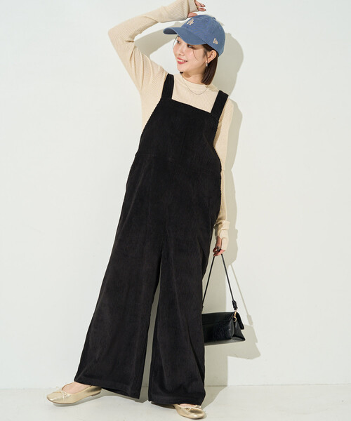 セール】限定展開 カット コーデュロイ サロペット（サロペット