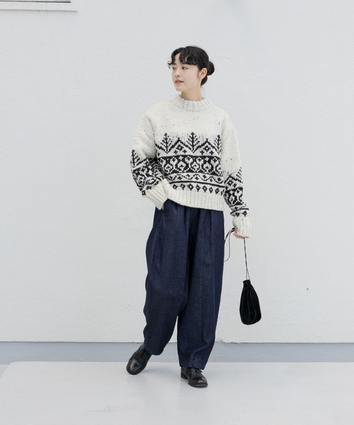 かぐれ（カグレ）の「デニムボリュームパンツ（デニムパンツ）」 - WEAR