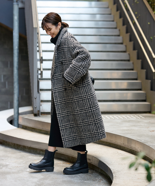 FRAMeWORK（フレームワーク）の「ループツィードチェックコート