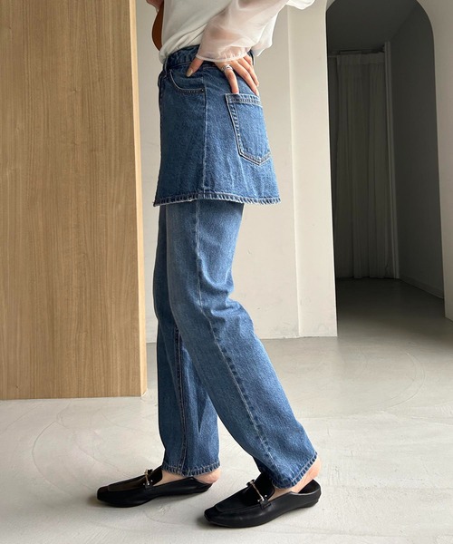 CAPRICIEUX LE'MAGE（カプリシューレマージュ）の「レイヤードデニム