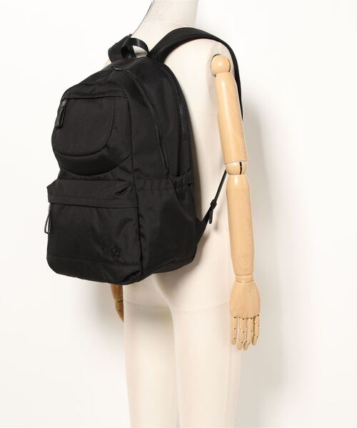 オールブラックシンプルロゴ リュックL（バックパック/リュック