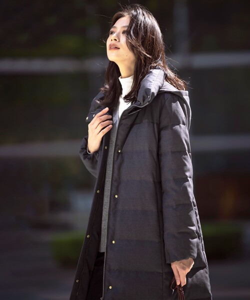 J.PRESS Ladies（J.プレス レディス）の「千鳥&グレンチェック ロング