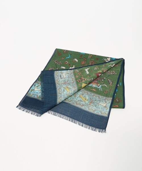 セール】【別注】＜Drake's＞ホースライダー スカーフ（ストール