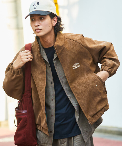 UMBRO/アンブロ 【新色追加】SP Brushed Stand Collar Blouson/別注