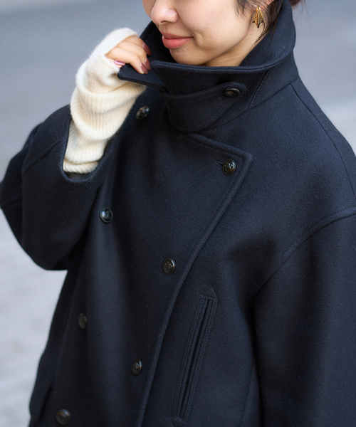 セール】メルトンウール ピーコート（ピーコート）｜IENA（イエナ）の