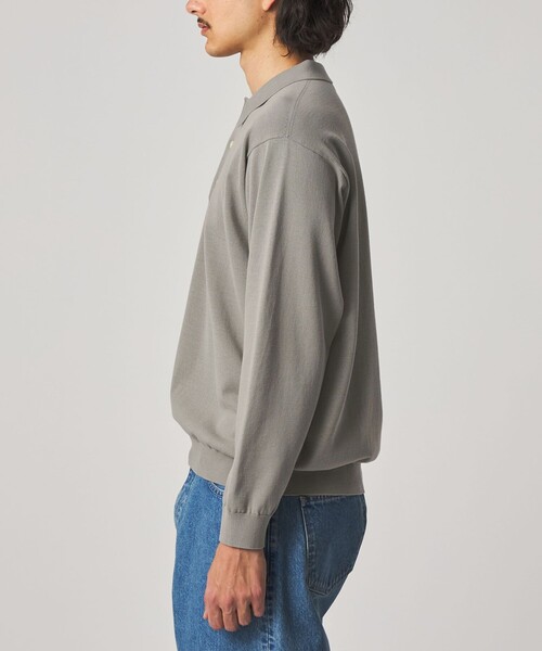Steven Alan＞ ハイツイスト 3B ニットポロシャツ NARROW（ニット